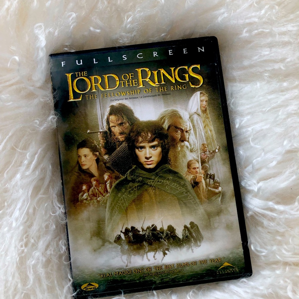 LORD of the RINGS: The Fellowship of the RIng original full screen DVD release!!